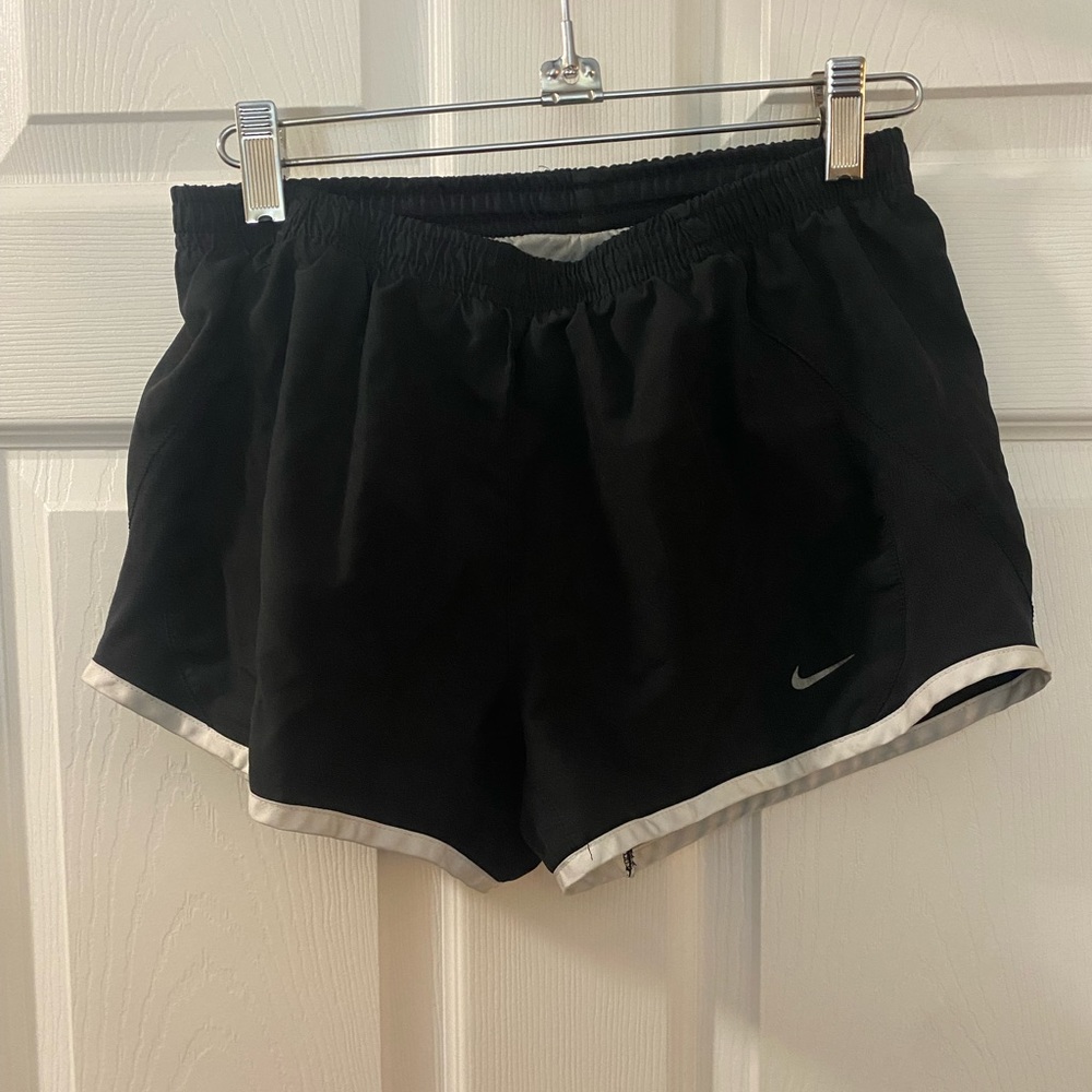 Black Nike athletic shorts